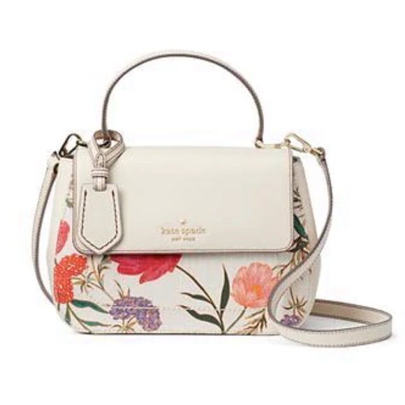 Kate Spade Thompson Street Fabric Justina Satchel-Floral Print - Picture 2 of 11